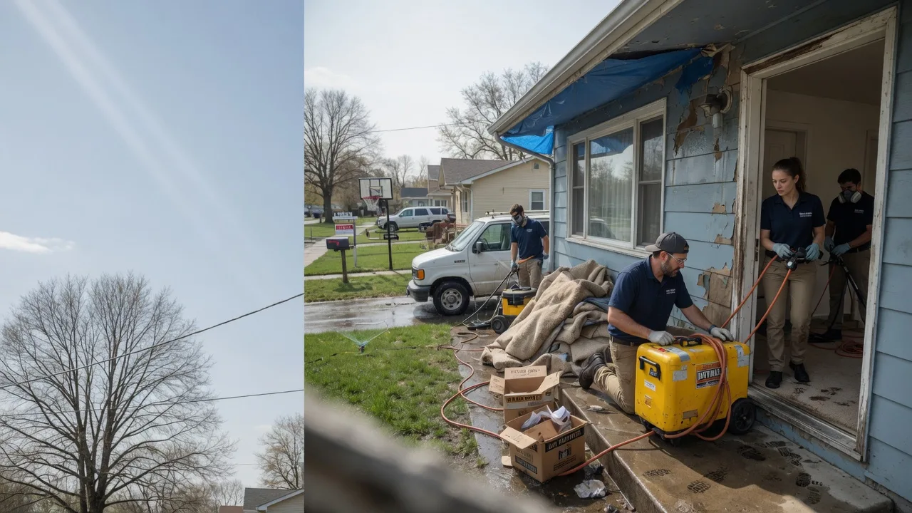 Basement Flood Cleanup in Buda, IL near me